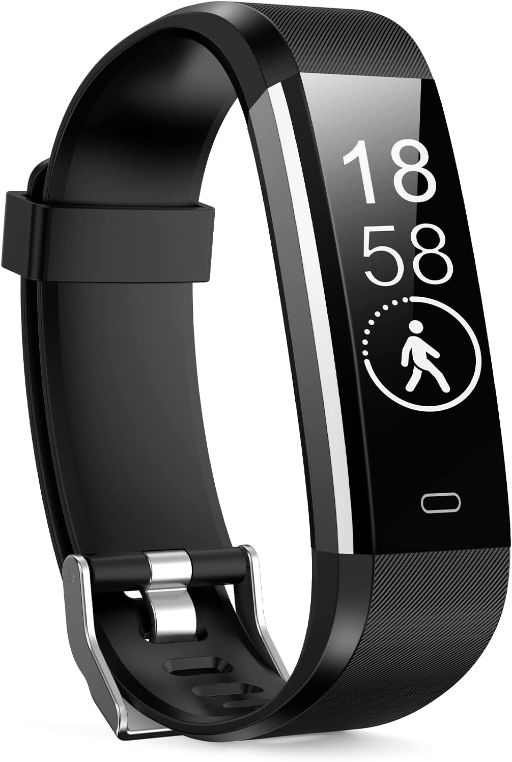 Fitness tracker with heart rate monitor